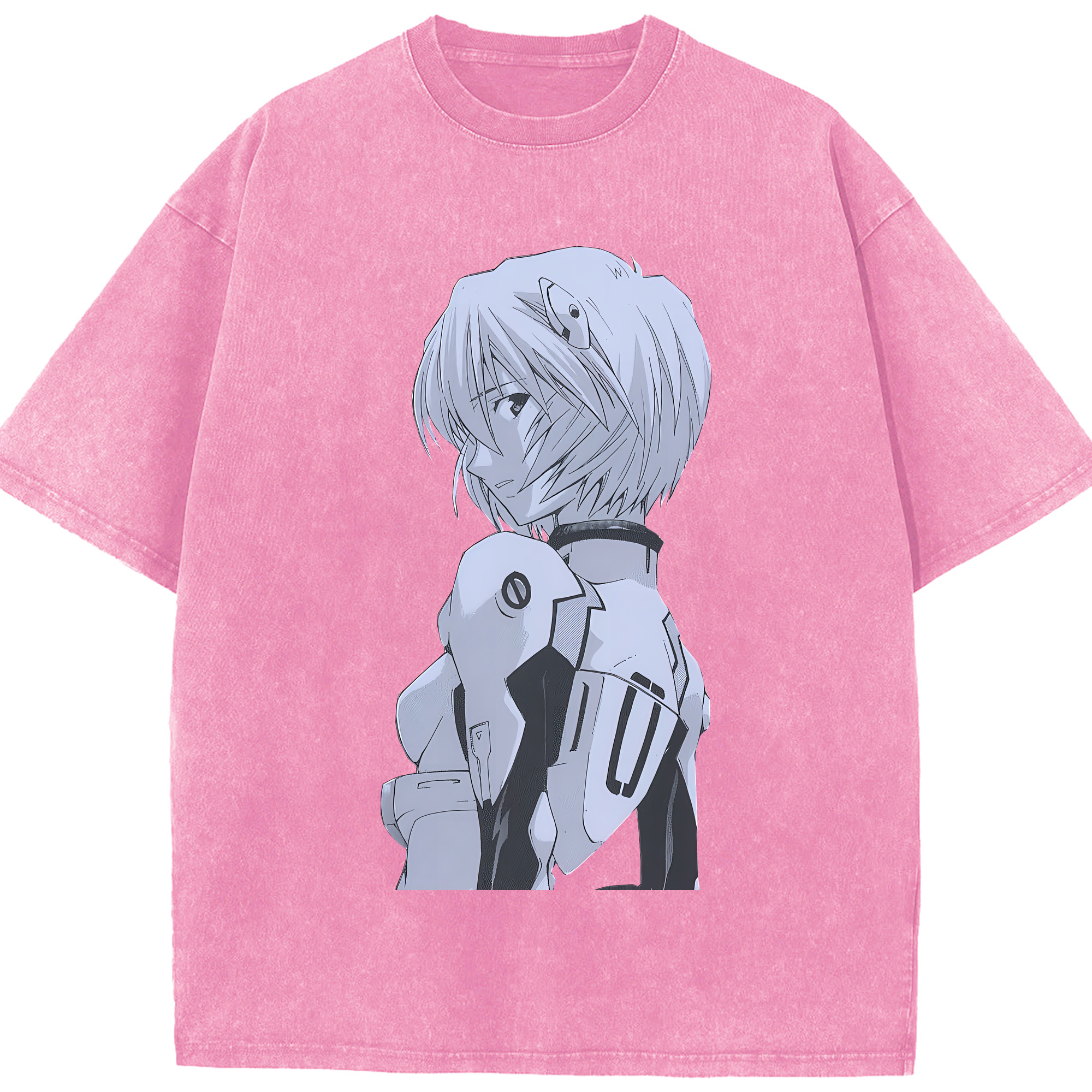 （画像用） EVA 新世紀エヴァンゲリオン 綿100% ヴィンテージ風 半袖Tシャツ（フロントプリント）